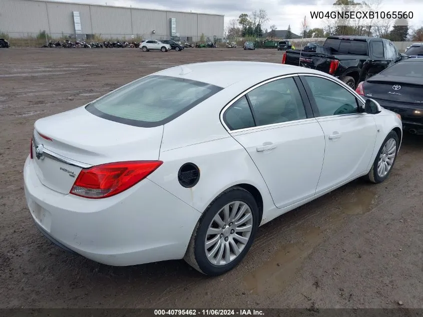 2011 Buick Regal Cxl Russelsheim VIN: W04GN5ECXB1065560 Lot: 40795462