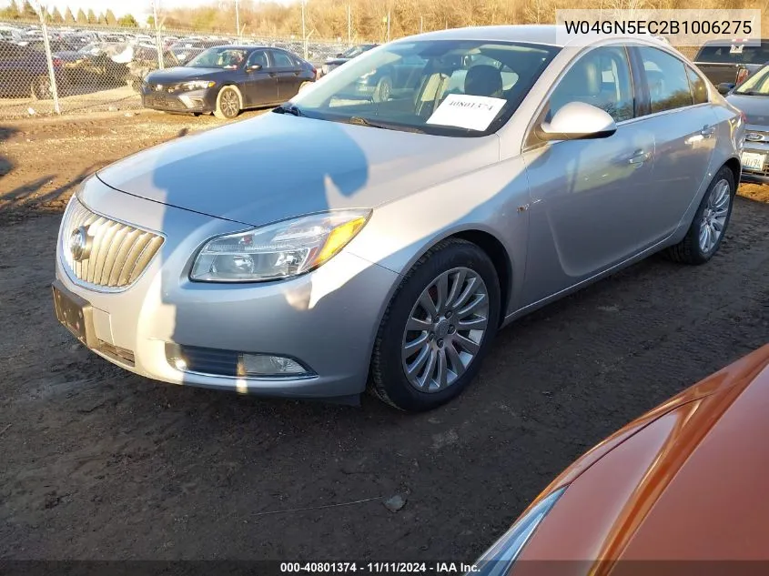 2011 Buick Regal Cxl Russelsheim VIN: W04GN5EC2B1006275 Lot: 40801374