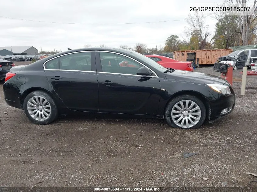 2011 Buick Regal Cxl Oshawa VIN: 2G4GP5EC6B9185007 Lot: 40875694