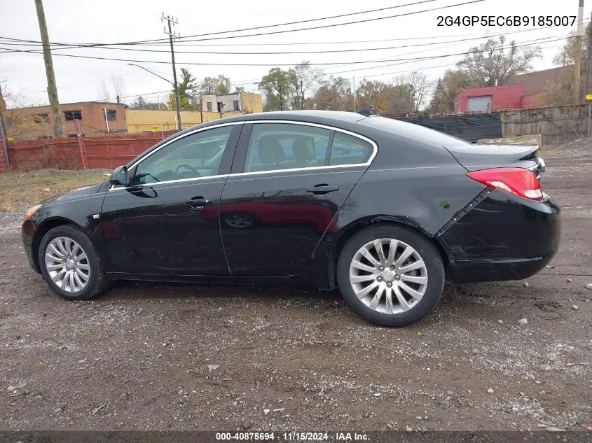 2011 Buick Regal Cxl Oshawa VIN: 2G4GP5EC6B9185007 Lot: 40875694