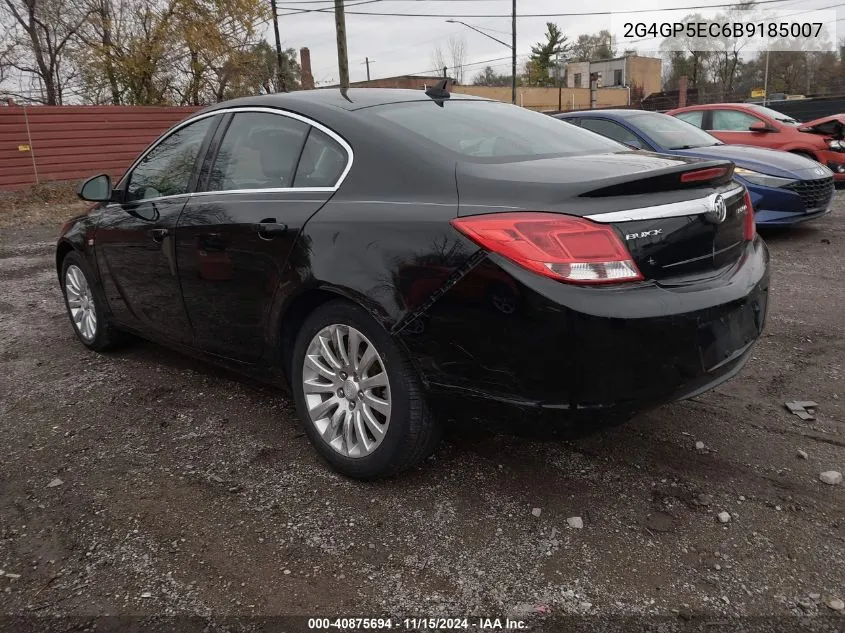 2011 Buick Regal Cxl Oshawa VIN: 2G4GP5EC6B9185007 Lot: 40875694