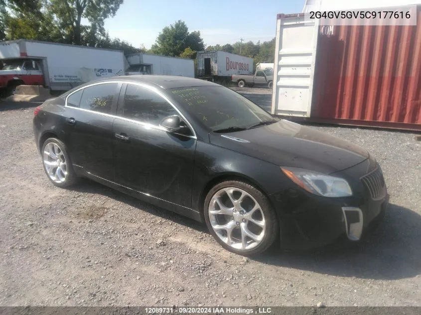 2012 Buick Regal VIN: 2G4GV5GV5C9177616 Lot: 12089731