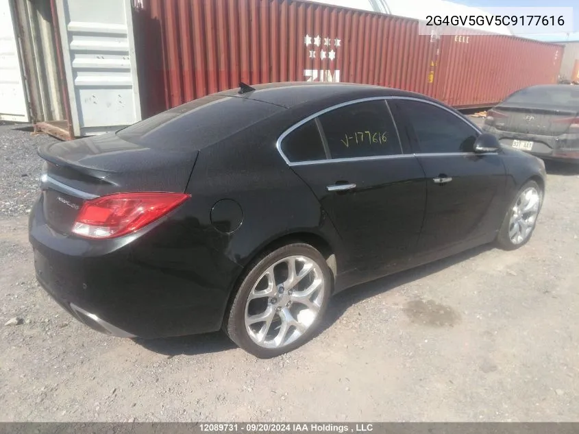 2012 Buick Regal VIN: 2G4GV5GV5C9177616 Lot: 12089731