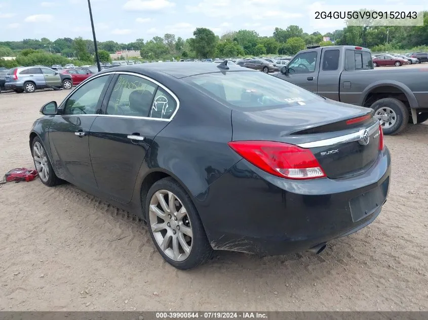 2012 Buick Regal Turbo - Premium 3 VIN: 2G4GU5GV9C9152043 Lot: 39900544