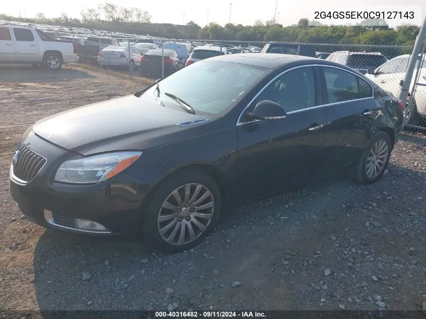 2G4GS5EK0C9127143 2012 Buick Regal Premium 1