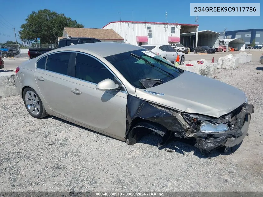 2012 Buick Regal VIN: 2G4GR5EK9C9117786 Lot: 40388910