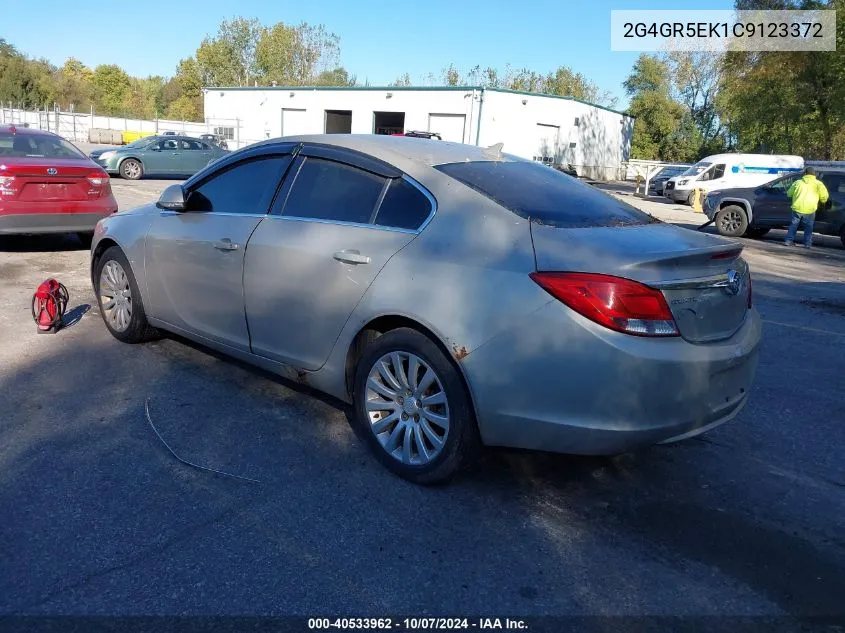 2012 Buick Regal VIN: 2G4GR5EK1C9123372 Lot: 40533962