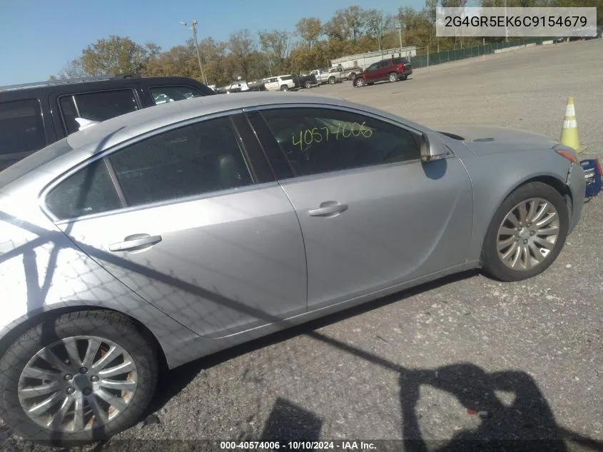 2012 Buick Regal VIN: 2G4GR5EK6C9154679 Lot: 40574006