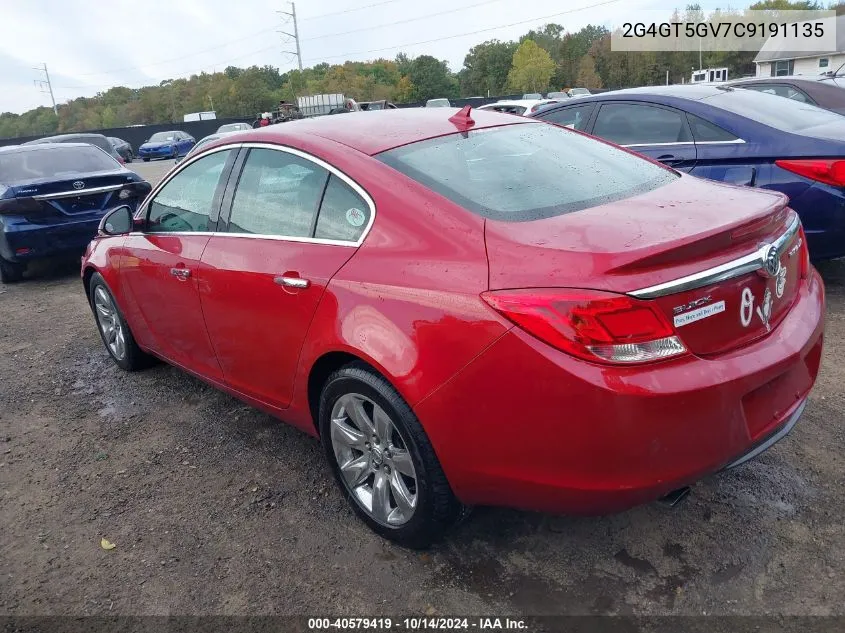 2012 Buick Regal Turbo - Premium 2 VIN: 2G4GT5GV7C9191135 Lot: 40579419