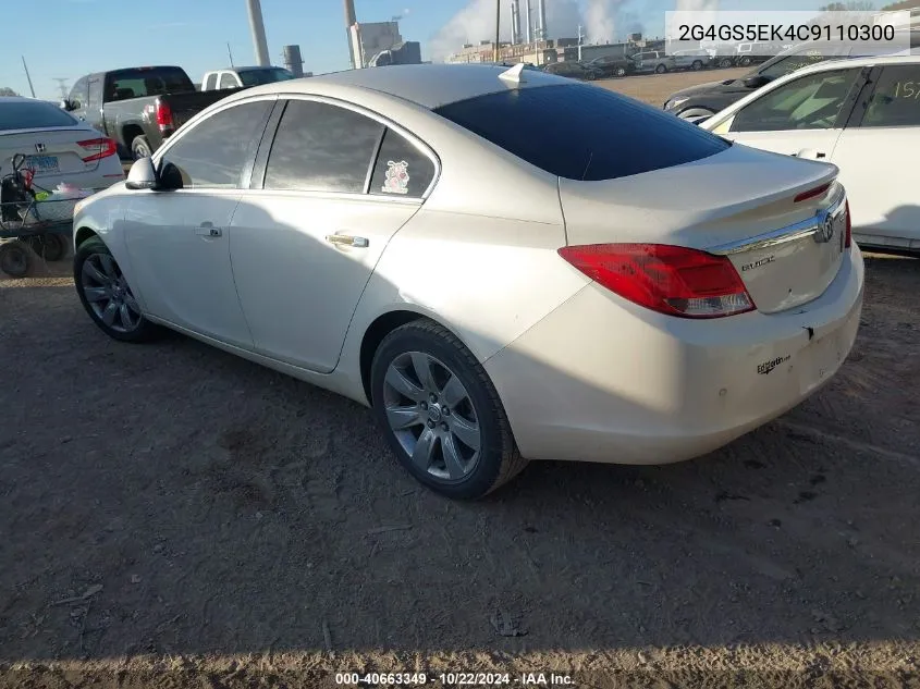 2012 Buick Regal Premium 1 VIN: 2G4GS5EK4C9110300 Lot: 40663349