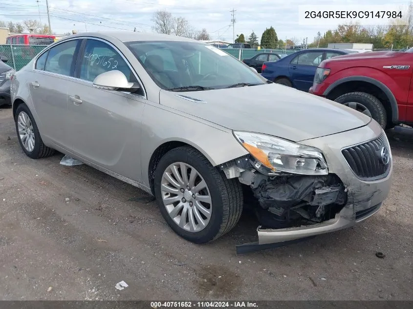 2012 Buick Regal VIN: 2G4GR5EK9C9147984 Lot: 40751652