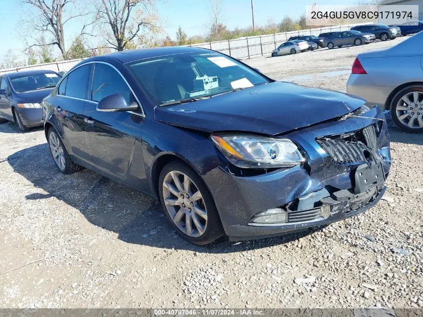 2012 Buick Regal Turbo - Premium 3 VIN: 2G4GU5GV8C9171974 Lot: 40787046