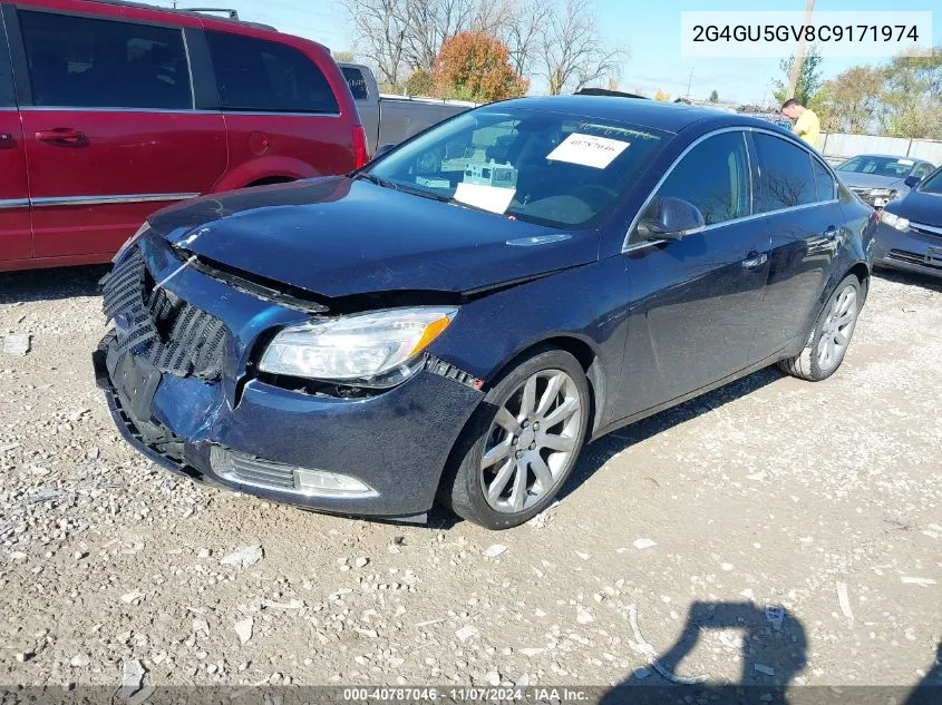 2012 Buick Regal Turbo - Premium 3 VIN: 2G4GU5GV8C9171974 Lot: 40787046