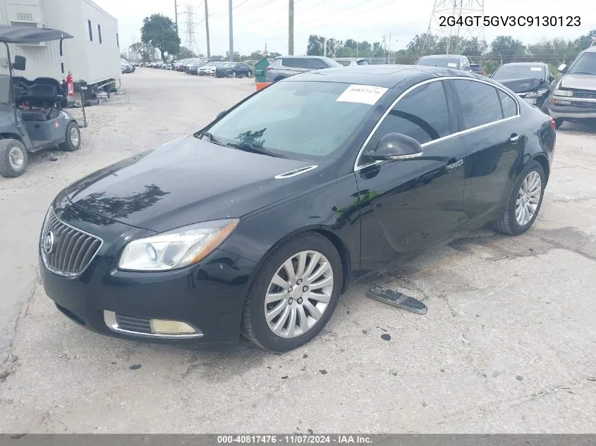 2012 Buick Regal Turbo - Premium 2 VIN: 2G4GT5GV3C9130123 Lot: 40817476