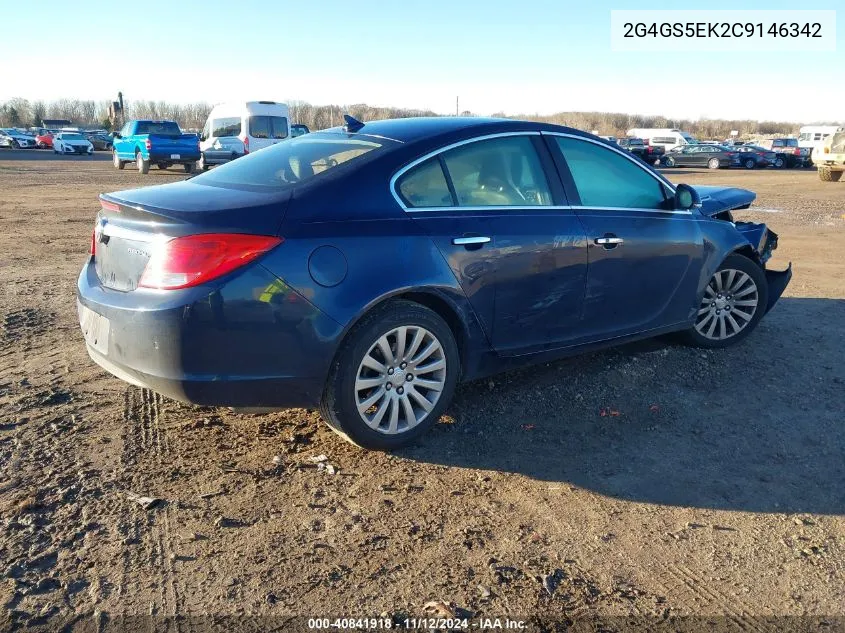 2012 Buick Regal Premium 1 VIN: 2G4GS5EK2C9146342 Lot: 40841918