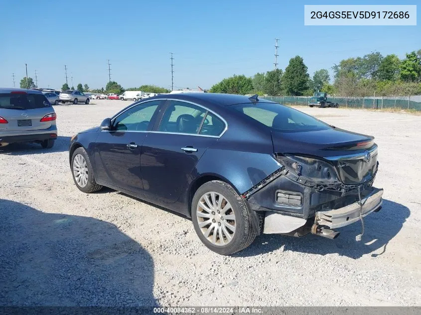 2013 Buick Regal Turbo - Premium 1 VIN: 2G4GS5EV5D9172686 Lot: 40084362