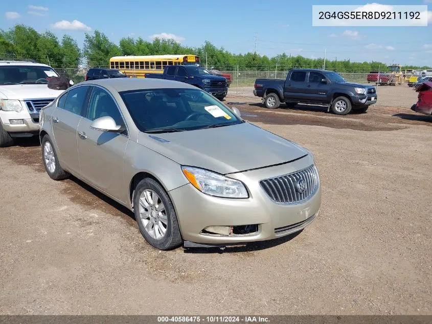 2013 Buick Regal Premium 1 VIN: 2G4GS5ER8D9211192 Lot: 40586475