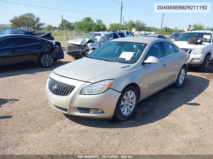 2013 Buick Regal Premium 1 VIN: 2G4GS5ER8D9211192 Lot: 40586475