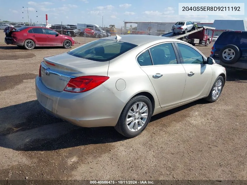 2013 Buick Regal Premium 1 VIN: 2G4GS5ER8D9211192 Lot: 40586475