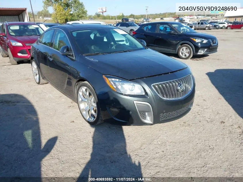 2013 Buick Regal Gs VIN: 2G4GV5GV9D9248690 Lot: 40693592