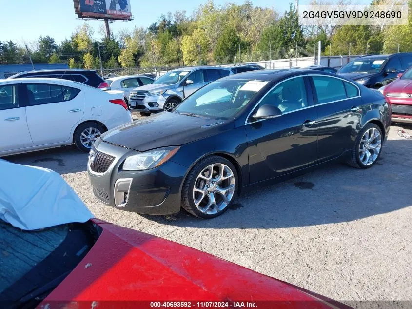 2013 Buick Regal Gs VIN: 2G4GV5GV9D9248690 Lot: 40693592