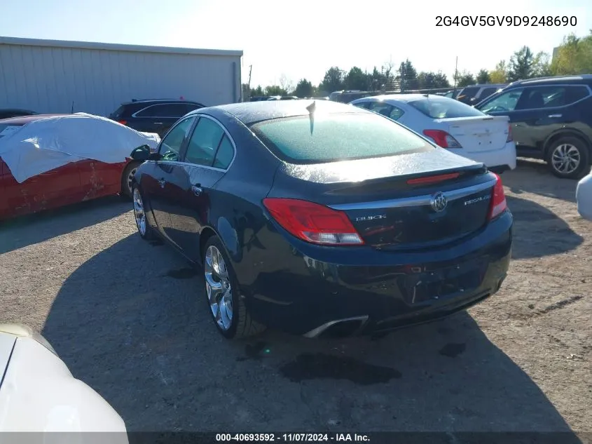 2013 Buick Regal Gs VIN: 2G4GV5GV9D9248690 Lot: 40693592