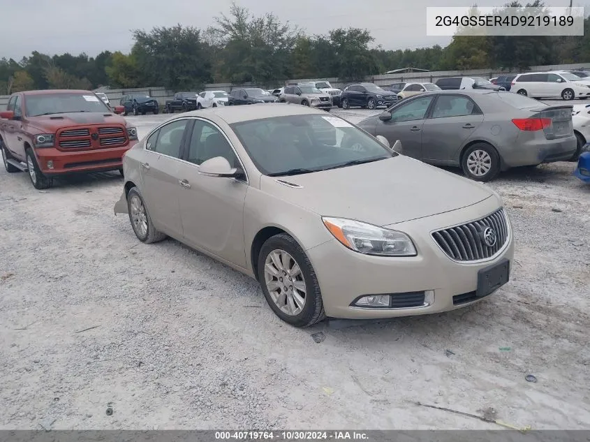 2013 Buick Regal Premium 1 VIN: 2G4GS5ER4D9219189 Lot: 40719764