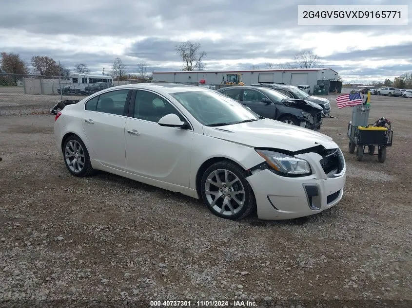 2013 Buick Regal Gs VIN: 2G4GV5GVXD9165771 Lot: 40737301