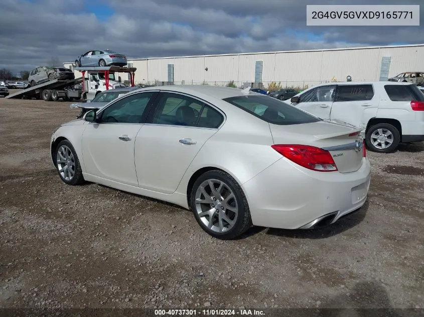 2013 Buick Regal Gs VIN: 2G4GV5GVXD9165771 Lot: 40737301