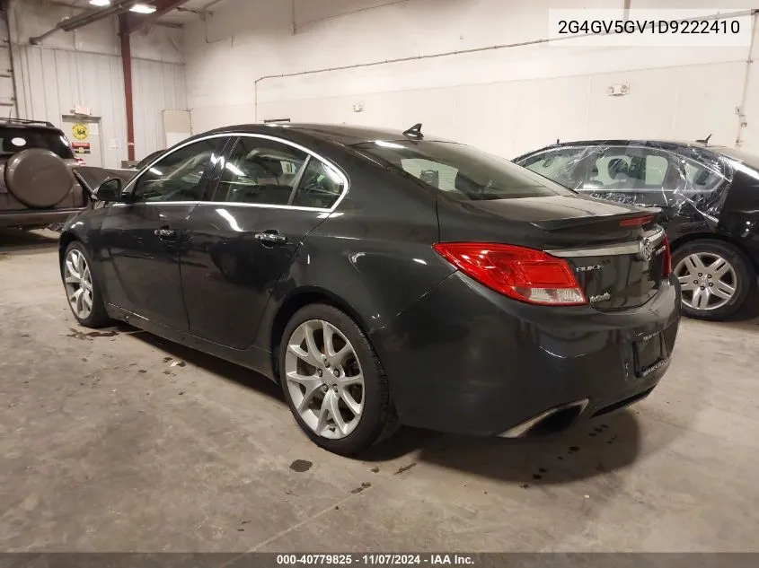 2013 Buick Regal Gs VIN: 2G4GV5GV1D9222410 Lot: 40779825