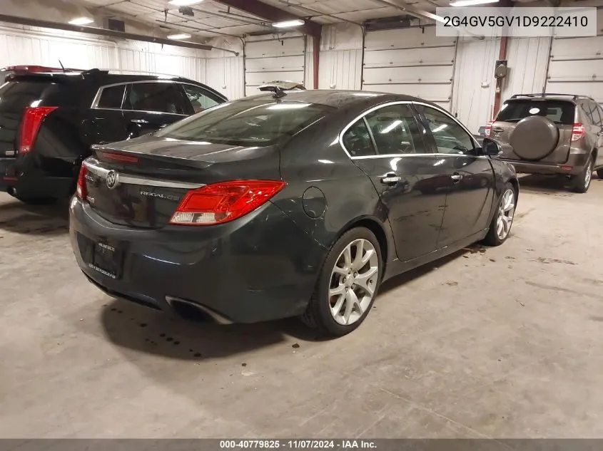 2013 Buick Regal Gs VIN: 2G4GV5GV1D9222410 Lot: 40779825