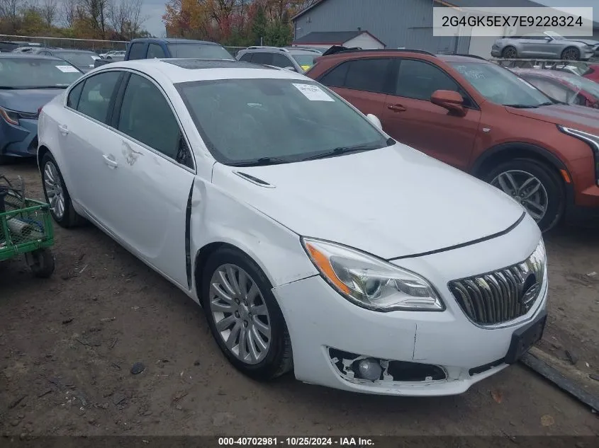 2014 Buick Regal Turbo VIN: 2G4GK5EX7E9228324 Lot: 40702981