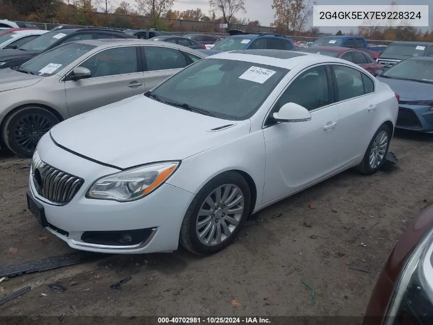 2014 Buick Regal Turbo VIN: 2G4GK5EX7E9228324 Lot: 40702981