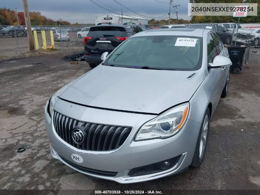 2014 Buick Regal Turbo/E-Assist Premium I VIN: 2G4GN5EXXE9278254 Lot: 40703938