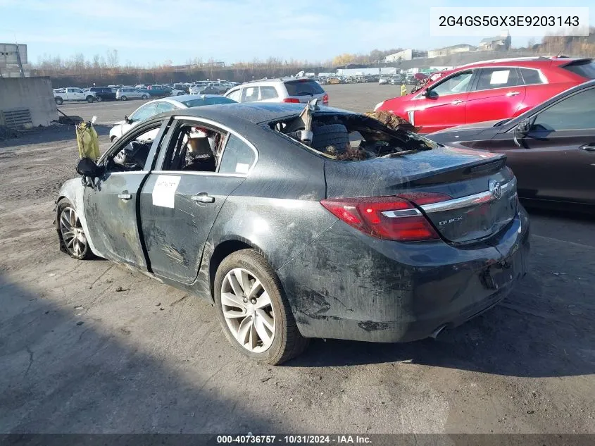 2014 Buick Regal Turbo Premium Ii VIN: 2G4GS5GX3E9203143 Lot: 40736757