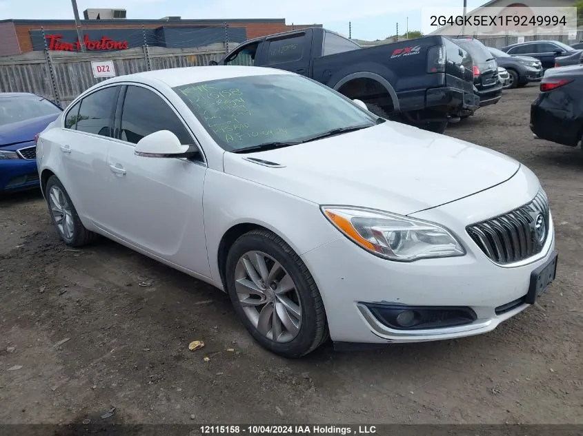 2015 Buick Regal VIN: 2G4GK5EX1F9249994 Lot: 12115158