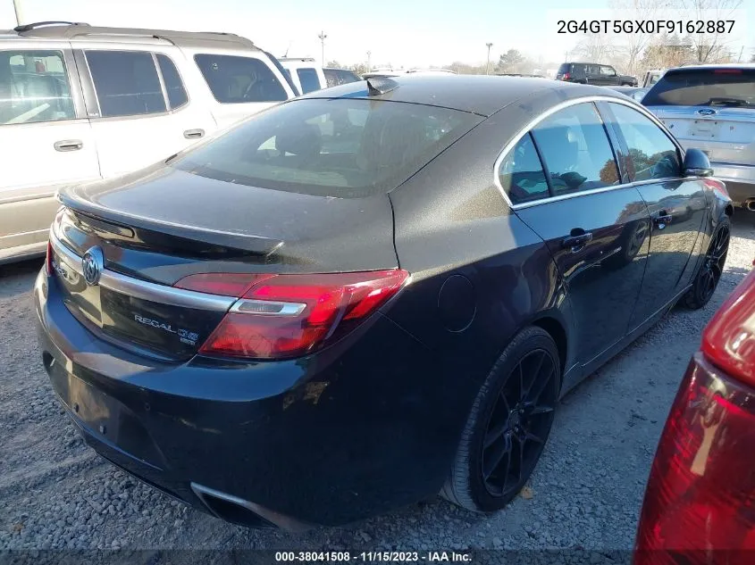 2015 Buick Regal Gs VIN: 2G4GT5GX0F9162887 Lot: 38041508