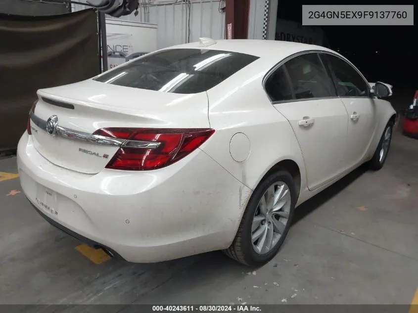 2G4GN5EX9F9137760 2015 Buick Regal Turbo/E-Assist Premium I