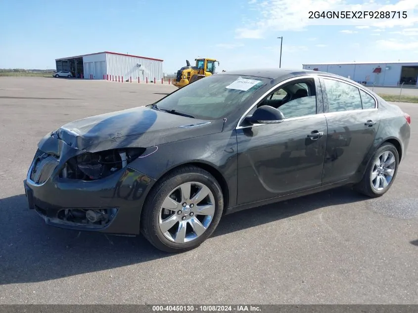 2015 Buick Regal Turbo/E-Assist Premium I VIN: 2G4GN5EX2F9288715 Lot: 40450130