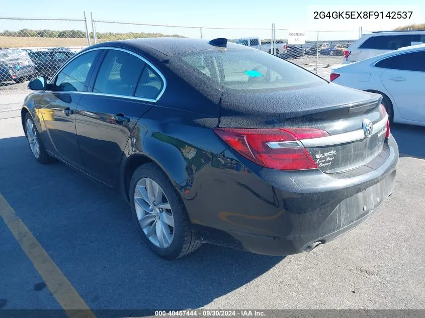 2015 Buick Regal VIN: 2G4GK5EX8F9142537 Lot: 40457444