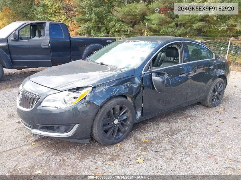 2015 Buick Regal Turbo VIN: 2G4GK5EX9F9182920 Lot: 40595380