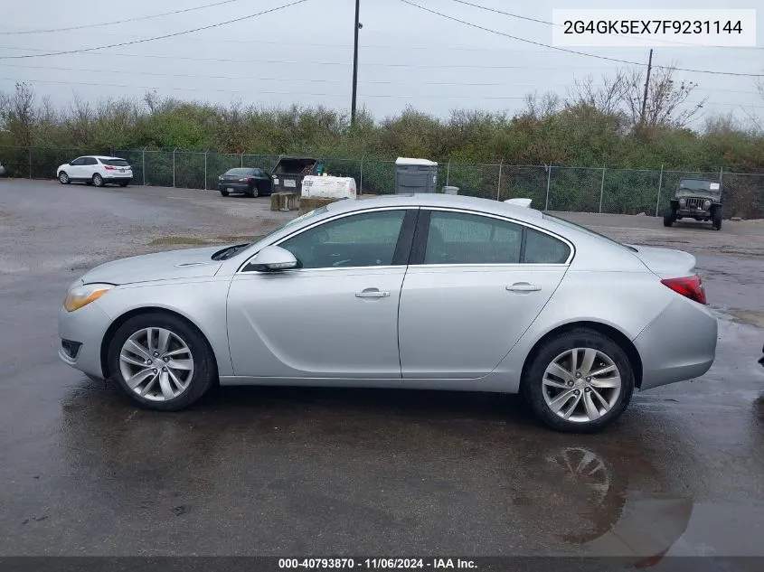 2015 Buick Regal Turbo VIN: 2G4GK5EX7F9231144 Lot: 40793870