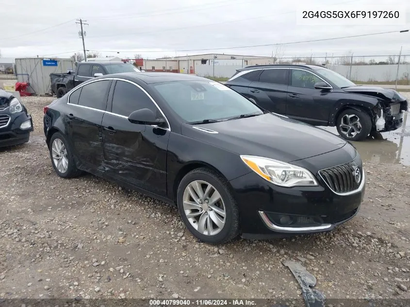 2015 Buick Regal Turbo Premium Ii VIN: 2G4GS5GX6F9197260 Lot: 40799040