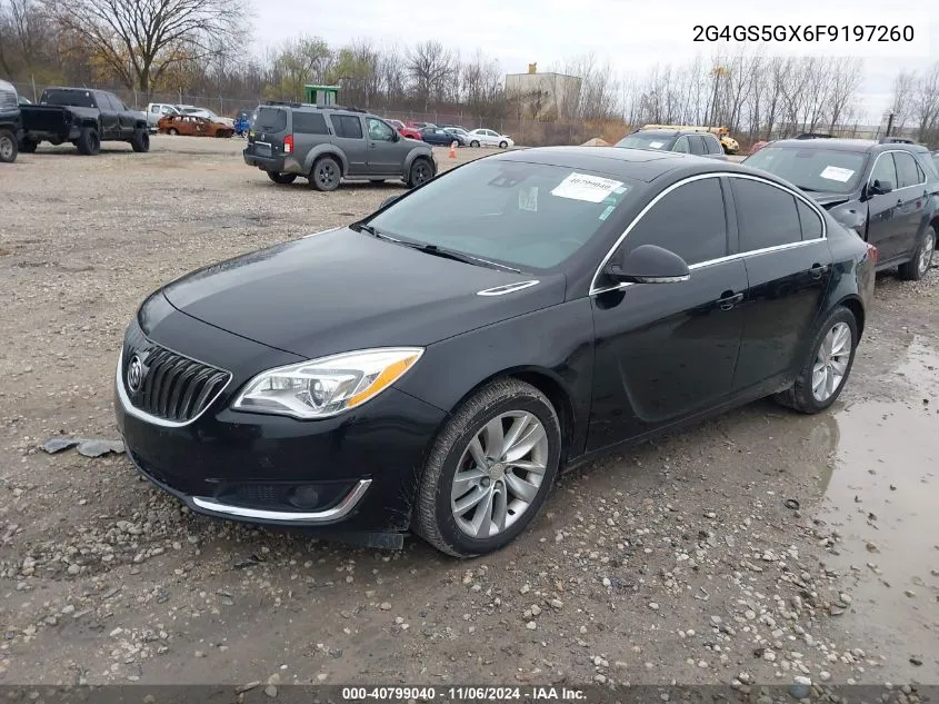 2015 Buick Regal Turbo Premium Ii VIN: 2G4GS5GX6F9197260 Lot: 40799040