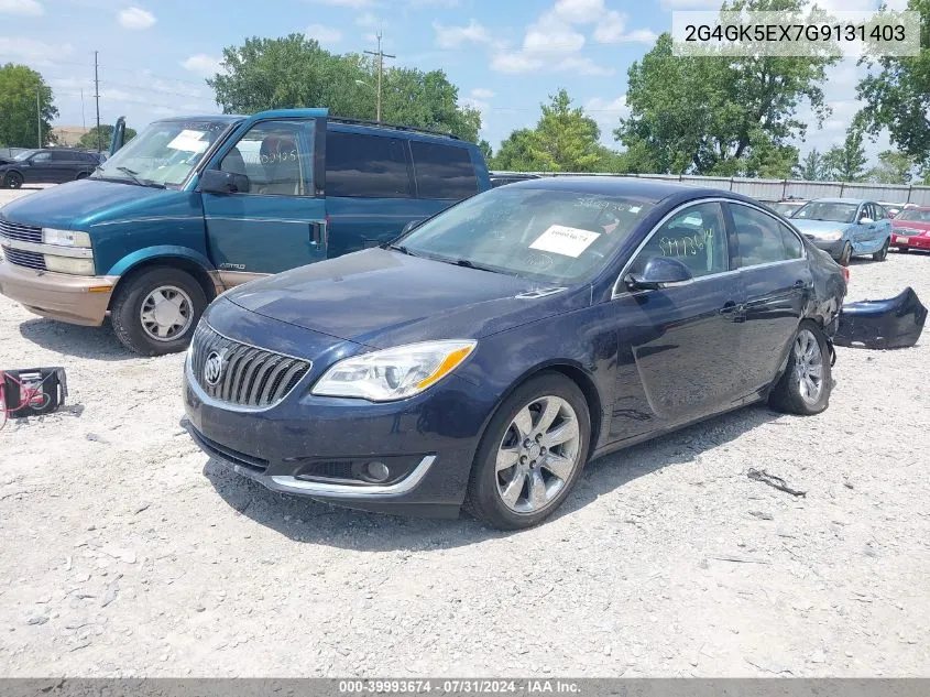 2016 Buick Regal Turbo VIN: 2G4GK5EX7G9131403 Lot: 39993674