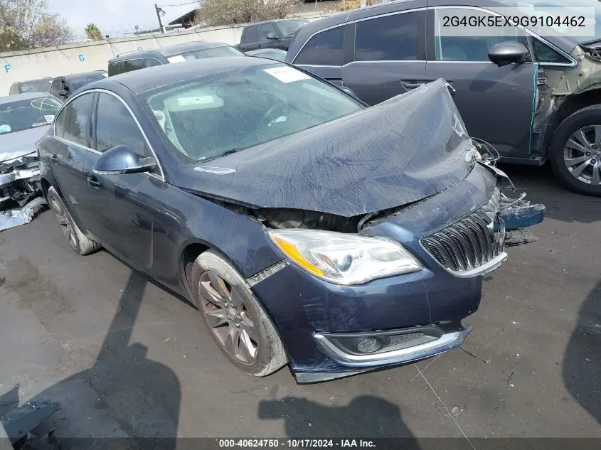 2016 Buick Regal VIN: 2G4GK5EX9G9104462 Lot: 40624750