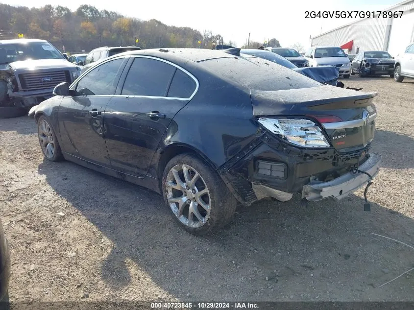 2016 Buick Regal Turbo Gs VIN: 2G4GV5GX7G9178967 Lot: 40723845