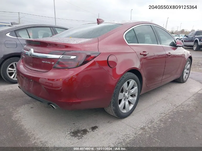 2016 Buick Regal Turbo Premium Ii VIN: 2G4GS5GX8G9125364 Lot: 40749016