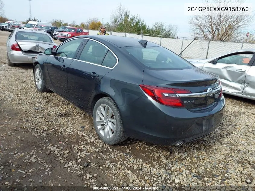 2016 Buick Regal Turbo/E-Assist Premium I VIN: 2G4GP5EXXG9158760 Lot: 40809353