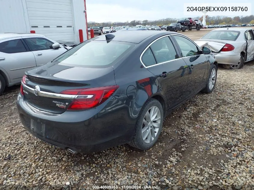 2016 Buick Regal Turbo/E-Assist Premium I VIN: 2G4GP5EXXG9158760 Lot: 40809353